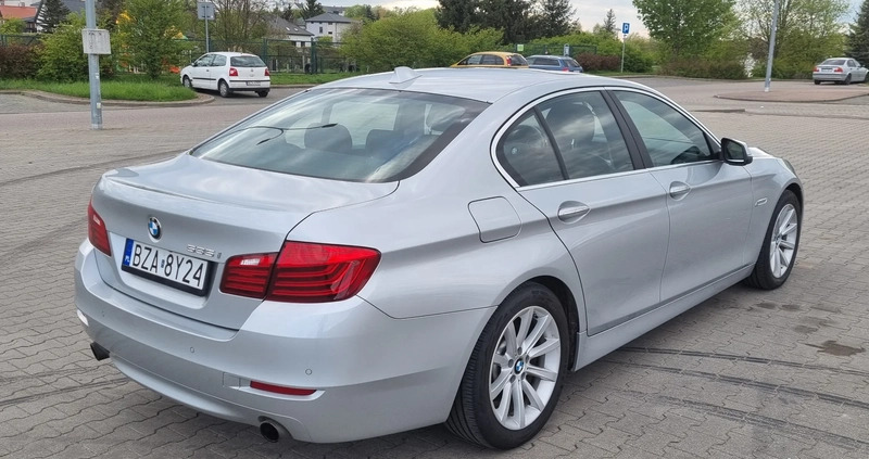 BMW Seria 5 cena 92900 przebieg: 51400, rok produkcji 2014 z Zambrów małe 277